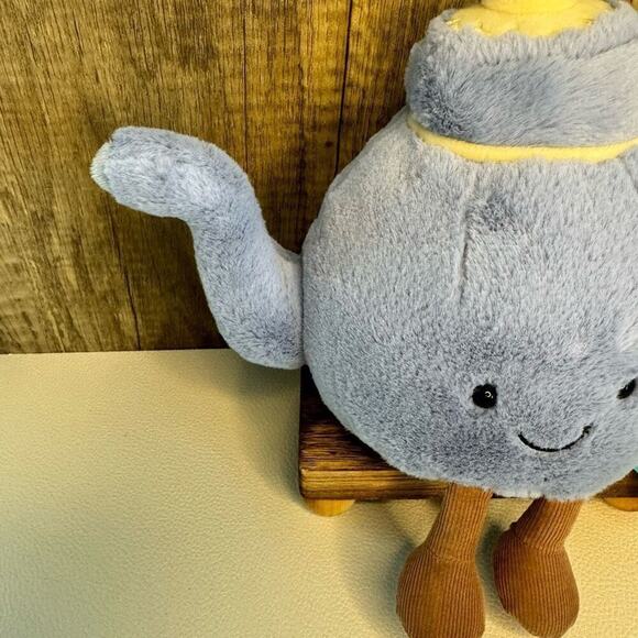 Jellycat Teapot Amuseables NEW!  FAST SHIP Gift for Artist - Picture 3 of 9